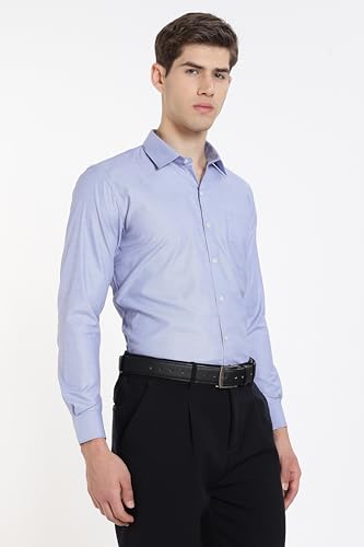 Image of Men's Solid Formal Shirt | Premium Cotton Rich Full Sleeves Shirt | Comfort Fit Office Wear Shirt with Single Chest Pocket | Stylish Casual & Formal Shirt for Men