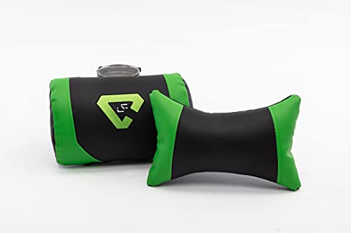 Hanking-Planet-Silla-GamingSILLAS-EscritorioSilla-OficinaERGONOMICAINCLINACION-HorizontalGIRATORIAAltura-Ajustable-Verde