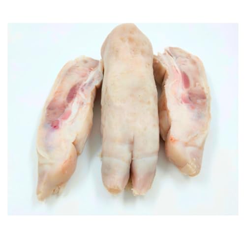Patas de Cerdo Saladas Gallegas, 1kg, Ricas en Colágeno, Limpias y Partidas, para Cocido y Guisos