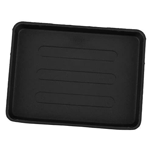 Mikinona Cast Iron Teppanyaki Plate Grill Platter Bbq Pan Outdoor Grill Easy Clean