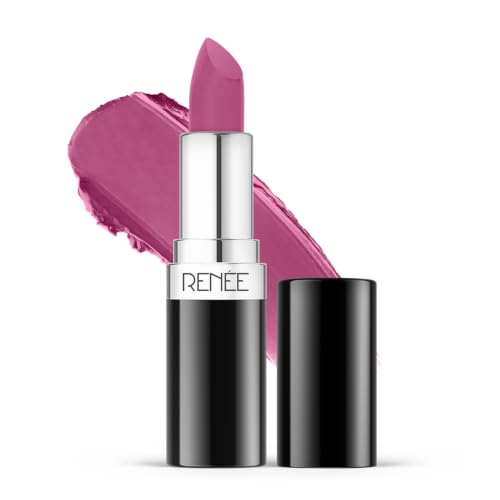 Image of RENEE Stunner Matte Lipstick - Rise Up 4gm| Intense Color Pay Off, Full Coverage Long Lasting Weightless Velvety Formula with One Swipe Application| Enriched with Vitamin E & Hyaluronic Acid