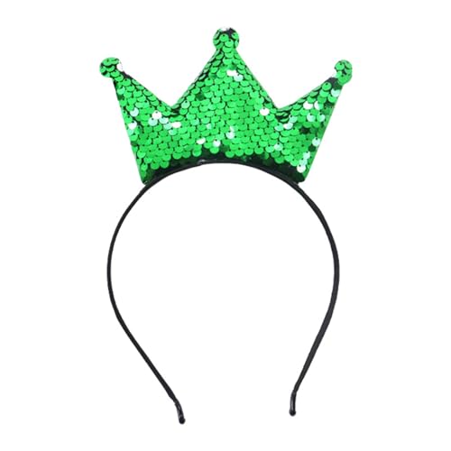 Btgghytr Diadema para mujeres y niñas, coronas de lentejuelas brillantes para niñas, fiesta de cumpleaños, diadema brillante