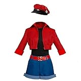 MIAOCOS Cells Red Blood Cell Seqkeqkyuu Cosplay Costume Full Set Amine Carnivals Party Halloween Show Role Rlaying