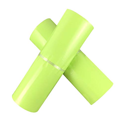 Buste Spedizione 50pcs Green Courier Bag Express Busta Busta di stoccaggio Borse Mail Bag Spedizione Mailing Sacchetti autoadesivi Guarnizione in plastica Packaging Sacchetto Buste Spedizione Plastica