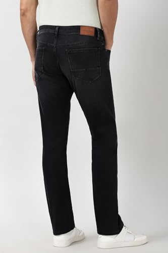 Image of Peter England Men's Regular Fit Denim Jeans for Daily Casual Wear