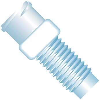 Idex Threaded Luer Adapter, Natural PEEK, 0.050 (in) Bore, Female Luer x Female 10-32 Coned: 1/EA