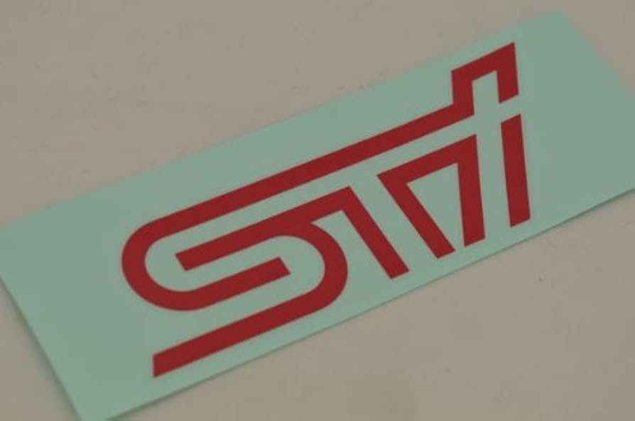 Amazon.co.jp: スバルインプレッサ フォグ丸目用 STIステッカー