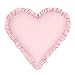 Oreiller Coussin câlin décoratif Rose Cœur - Coussin décoratif Chambre d'enfant Coussin décoratif avec Remplissage décoration de Chambre pour Enfant 40x40