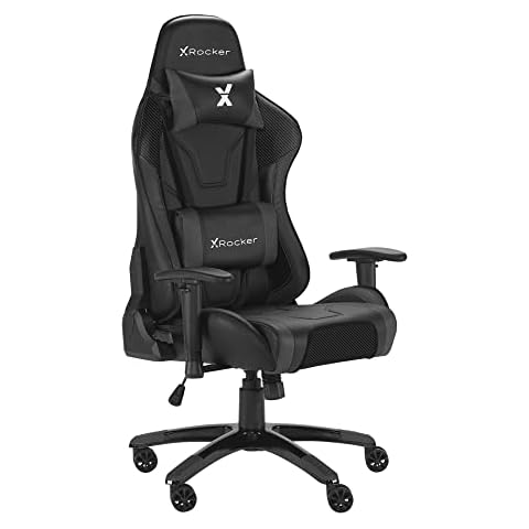 X-Rocker Agility Gaming Chair with Lumbar Support Cover
