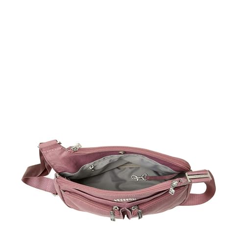 Image of Baggallini Crossbody Travel Bag 11x8.5 Lightweight Water-resistant Nylon Handbag