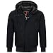 Produktbild Höhenhorn Alpwall Herren Winter Jacke Gefüttert Schwarz Gr. XL