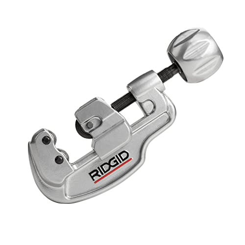 Image of RIDGID 29963 Model 35S 1 /4 inch to 1-3 /8 inch Stainless Steel Tubing Cutter with X-CEL Knob, Silver