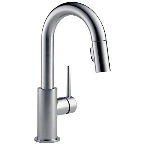 Trinsic Single Handle Pull-Down Bar/Prep Faucet by DELTA - Used condition - US$232.03