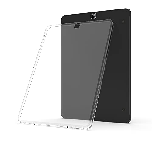 Kwmobile Case Compatible With Samsung Galaxy Tab S2 9.7 - Case Soft Crystal Tpu Tablet Back Protector Cover - Matte Transparent #TOP7