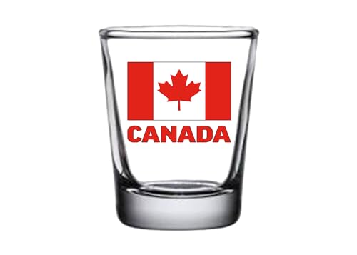 Rogue River Tactical Canada Flag Shot Glass Gift