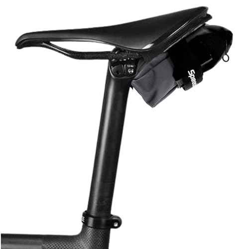 Image of SpeedSleev Ranger 2.0 - Pro-Level Bike Saddle Bag for MTB & Gravel Riders - Ballistic Nylon Construction - Ultra-Stable Storage - Waterproof Under Seat Pack - Medium - Grey