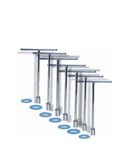 Pack of 7 T socket set 8,10,11,12,13,14,15 for Home Use Repair and Workshop Tasks Silver-image-13