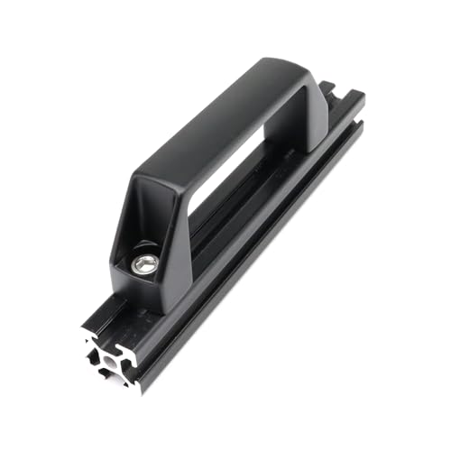 Image of 8Pcs Black 2020 Aluminum Extrusion Pivot Hinge Swivel Degree Angle Bracket and 4Pcs 20 Series Handle with T Slot Nut Bolt Screw Hardware for 20 /20 2040 Extruded Aluminum Profile Connector