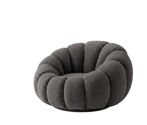 Image of CRAFTCITY 1 Seater Pumpkin Sofa with Ottoman /Stool |Accent Chair Set