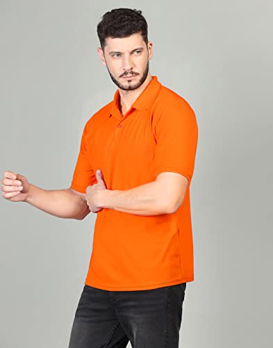 Image of INKKR Men's Casual Polo Neck Half Sleeve Solid T-Shirt (Pack-3)