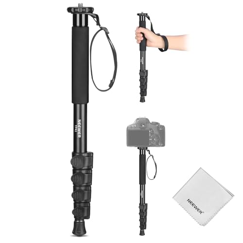 NEEWER Palo Monopiede per Fotocamera, Monopod Video da Viaggio Pro