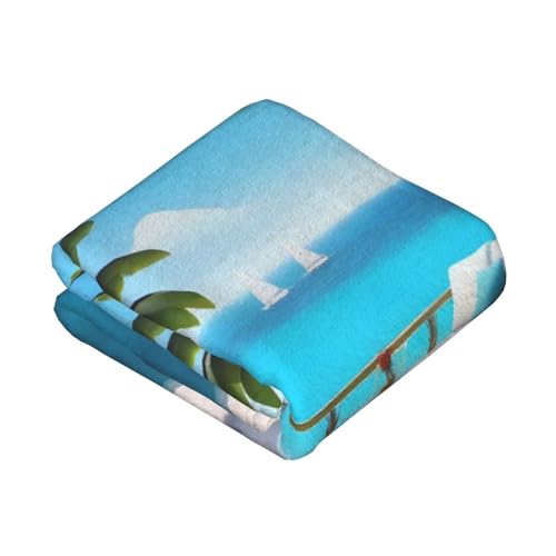 Couverture super douce Love Island on The S 203x152 cm pour lit - 3