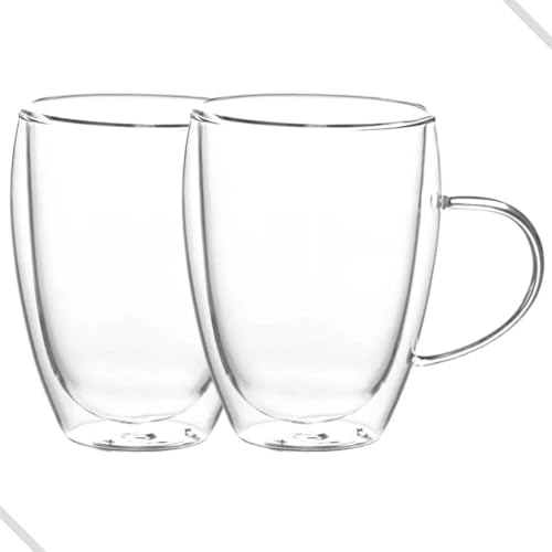 Set de 2 Mugs de Vidrio Borosilicato 360 ml Doble Pared miniatura 7