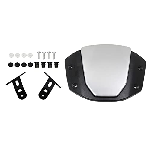 Image of Generic Motorcycle Windshield Wind Deflector for Honda Cb300R Windproof Silver