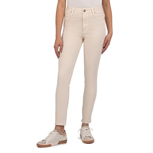 KUT from the Kloth Women's Charlize High-Rise Cigarette Leg with Regular Hem in Ecru