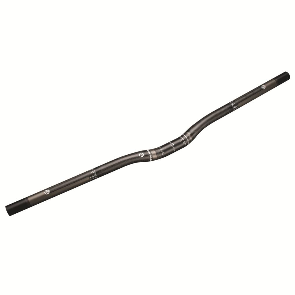 Guidon De Vélo Pliant 25.4mm Guidon en Carbone 380/400/420/440/460/480/500/520/540/560/580/600/620/640/660/680/700mm Riser Bars, for BMX/VTT/Scooters (Size : 640mm)