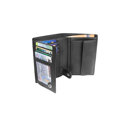 TRAVANDO Cartera Hombre Dublin con Bloqueador RFID, Billetera