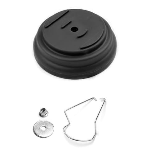 4個入り 草刈り機 ヘッド 電動草刈り機 交換パーツ 15cm 打草輪 セット プラスチック 金属 小型対応 (ブラック)