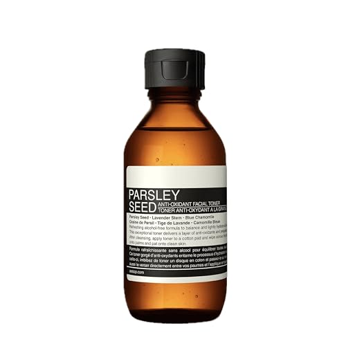 Aesop Parsley Seed Anti-Oxidant Facial Toner | Alcohol-Free Formula with Parsley Seed, Lavender Stem & Blue Chamomile to Soothe & Balance Skin | 100 mL / 3.4 oz