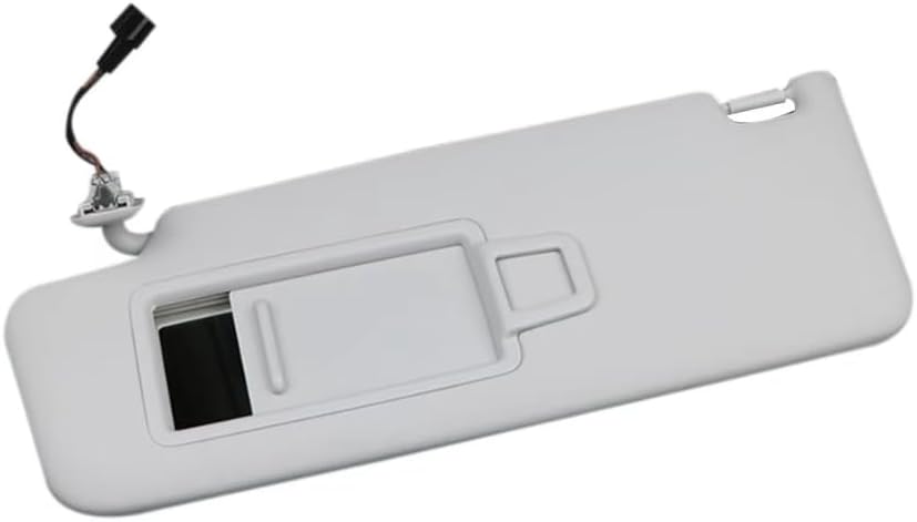 Sun Visor for VW Golf MK7, Passat B8, Jetta MK7, T-Cross, T-ROC (2013-2021), Passenger Side, with Vanity Mirror, Direct Replacement, OEM# 5GG857552 / 5GG857551