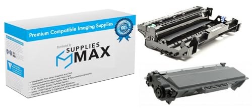 SuppliesMAX Compatible Replacement for Brother DCP-8110/DCP-8250/HL-5440/HL-5470/HL-6180/MFC-8510/MFC-8710/MFC-8950 Drum/Toner Value Combo Pack (1-Drum Unit/1-Toners) (TN-720/DR-720)