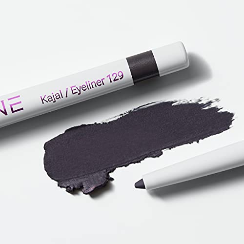 COSLINE Kajal und Eyeliner Nr. 129, Farbe: Aubergine, Wisch- und wasserfest, Weiches Auftragen, Starke Pigmentierung, Vegan, Made in Germany – Bild 6