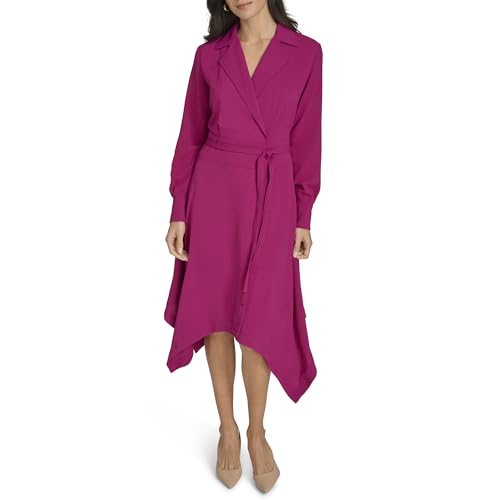 Robe fluide Calvin Klein à col classique parfaite pour vos journées de bureau