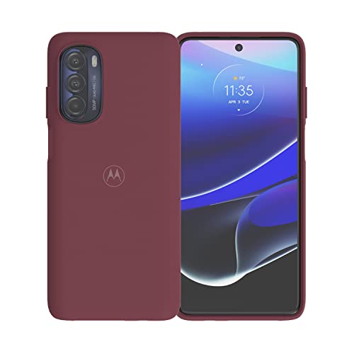 Image of Motorola Moto G Stylus 5G (2022) Marsala Red Protective Case - Slim Fit, Shock Absorbing, Camera Protector