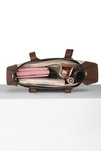 Image of Van Heusen Colour Blocked Women's Handbag | Handbags for Women | Bag for both Work and Weekend | Ladies purse | Stylish Hand Bag |Gift For Women