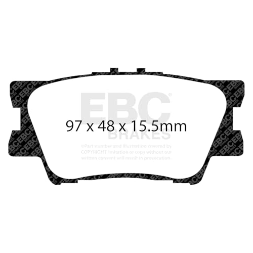 EBC Brakes DP61793 6000 Series Greenstuff Truck and SUV Brake Pad