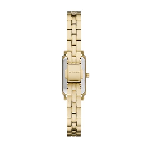 Image of Skagen Hagen Lille Rectangular Stainless Steel Watch for Women