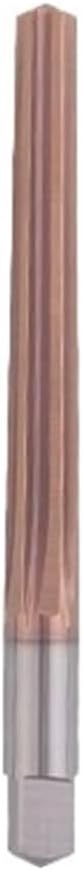 HRC60 Solid Carbide Chucking Hand 1:50 Taper Reamer Pin Reamer 2 2.5 3 4 5 6 7 8 9 10 12Mm H7 Flute Lurus(Coated_10X120XD12.4X155LX6T)