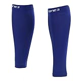 ZONE3 Herren Seamless Compression Wadenschoner, blau (Petrol Blue), XS