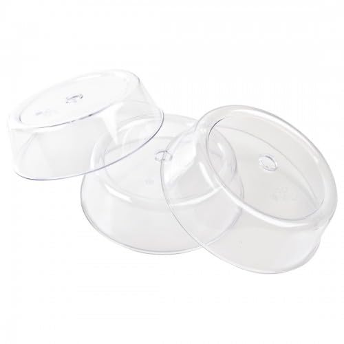 Chabrias Set of 3 Ventilated Microwave Food Plate Dish Cover UK Made Kitchen Cooking (3)