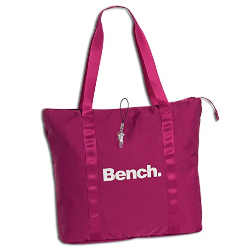 Bench. Damen Schulter Tasche Shopper Henkeltsche 43 x 40 cm (azalee)