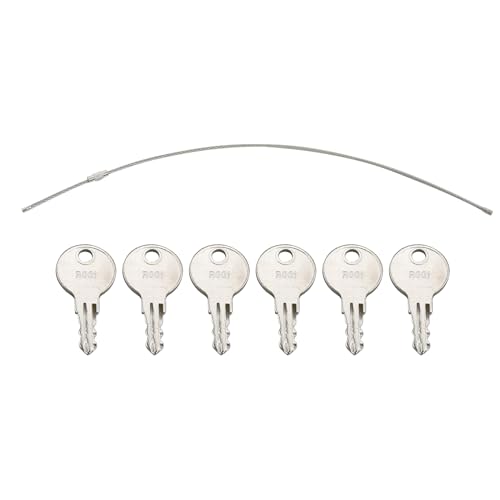 Image of RV Key R001 RV Camper Trailer Keys Compatible with Southco Truck RV Baggage /Compartment Door Lock 230012 RV Replacement Keys Compartment Key 6 Pcs
