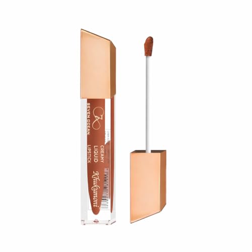 Image of Khukumoni Liquid Lipstick|Woody Rust Shade | Long Lasting Matte Finish | Waterproof & Smudge Proof Lipstick for Women (5ml)