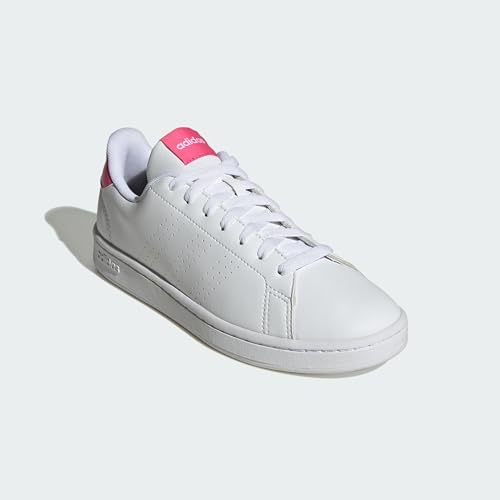 Image of adidas Womens Advantage Lace Up Sneakers Shoes Casual - White