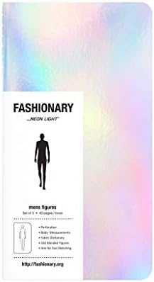 Fashionary Mini Neon Light Sketchbook (mens)