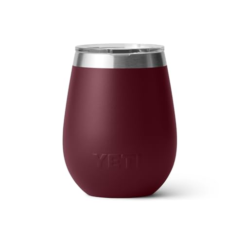 Image of YETI Rambler 10 oz Wine Tumbler, Vacuum Insulated, Stainless Steel with MagSlider Lid, Wild Vine Red